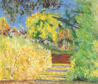 Pierre Bonnard Stairs in the Artist's Garden 1942-4 National Gallery of Art (Washington, USA)